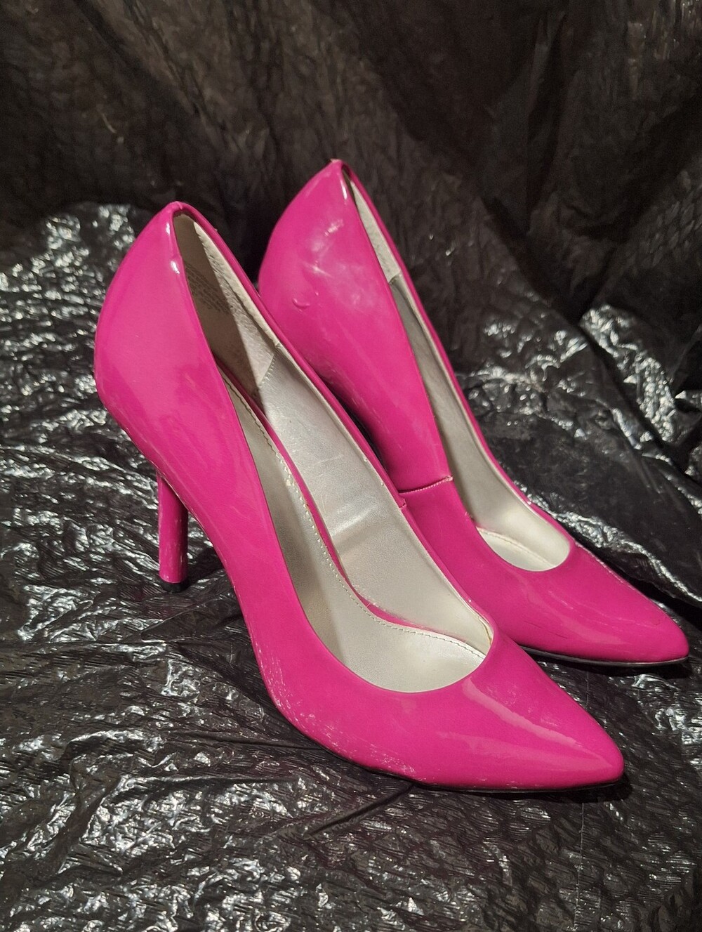 Classic Women's Pointed-Toe High Heels in Hot Pink